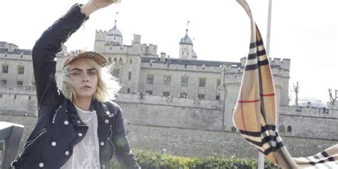 maybe its because im a londoner commercial burberry|Cara Delevingne .